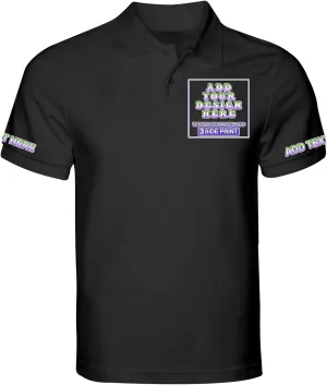 Custom Polo Shirt for Men Design Your Own Personalized Customized Golf T Shirts Tee Embroidered Text Photo Logo