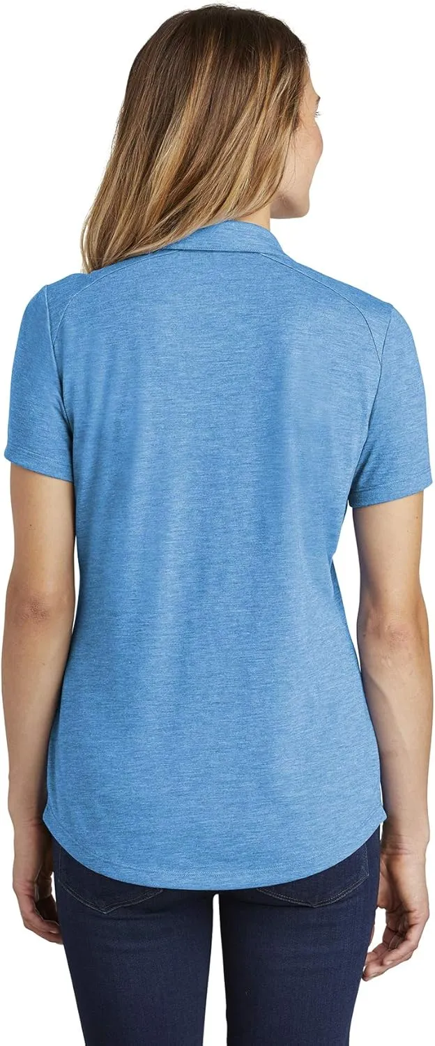 SPORT-TEK Women's PosiCharge Tri-Blend Wicking Polo LST405