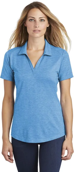 SPORT-TEK Women's PosiCharge Tri-Blend Wicking Polo LST405